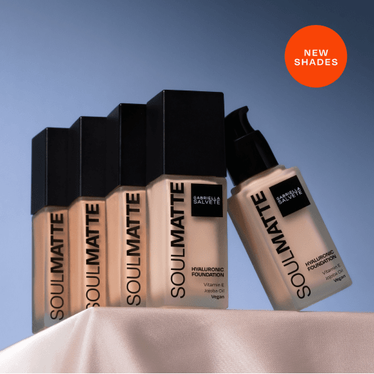 A group of bottles of make-up soulmatte